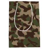 Diepe hout camouflage medium cadeauzakje (Voorkant)