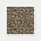 Diepe hout camouflage servet (Voorkant)