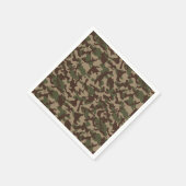 Diepe hout camouflage servet (Hoek)