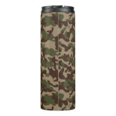 Diepe hout camouflage thermosbeker (Achterkant)
