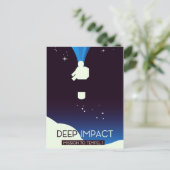 Diepe Impact Ruimte Kunst Briefkaart (Staand voorkant)