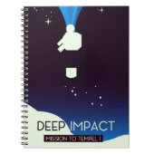 Diepe Impact Ruimte Kunst Notitieboek (Voorkant)