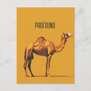 diepe kameel briefkaart