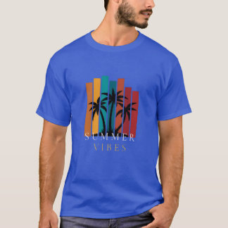 Diepe koninklijke volle mouw T-shirt met zomerstem
