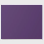 Diepe lavendelpaarse kleuraccent cadeaupapier (Vlak)