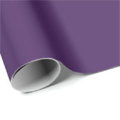 Diepe lavendelpaarse kleuraccent cadeaupapier (Rol Hoek)