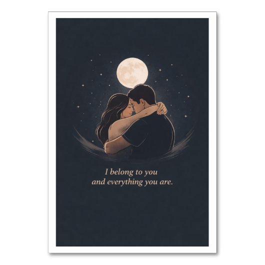 Diepe Liefde Illustratie Kaart (Voorkant)