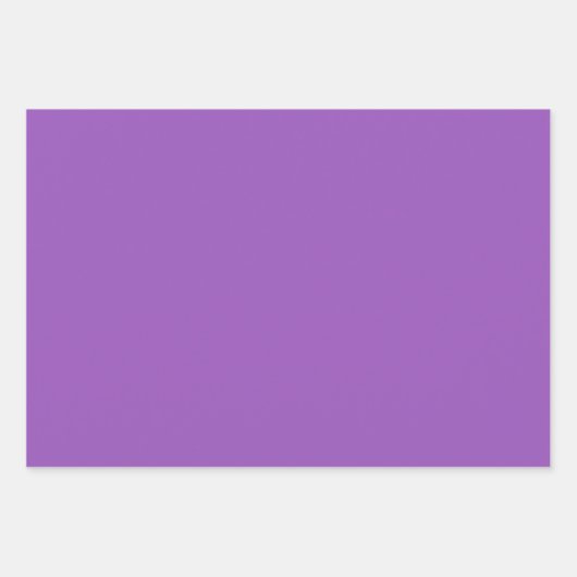 Diepe Lila, vaste kleuren Inpakpapier Vel (Voorkant 3)