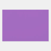 Diepe Lila, vaste kleuren Inpakpapier Vel (Voorkant 2)