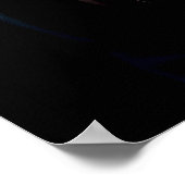 Diepe mist en haar met wind poster (Hoek)