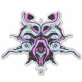 Diepe nachtmerrie in de ruimte (abyss creature) v0 sticker (Voorkant)