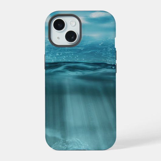 Diepe Oceaanzicht iPhone 15 Case (Achterkant)