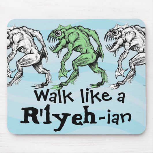 Diepe one - Walk like a R'lyeh-ian - Muismat (Voorkant)