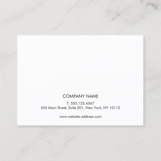 Diepe Paarse AfterCare for Lash Extensions Visitekaartje (Achterkant)