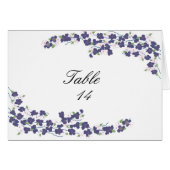 Diepe Paarse bloesems (Voorkant Horizontaal)