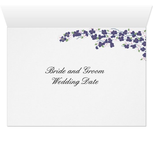 Diepe Paarse bloesems (Binnen Horizontaal (Onder))