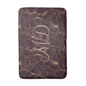 Diepe Paarse Chic Moderne Esthetiek Badmat (Voorkant Verticaal)