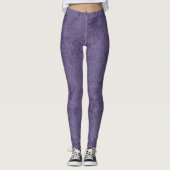 Diepe Paarse Leggings voor vrouwen (Voorkant)