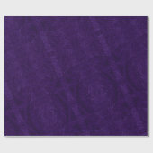 Diepe Paarse lijnmatte ompakken papier 30 x 6 (Vlak)