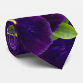 Diepe Paarse Pansies, Stropdas (Opgerold)