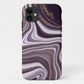 DIEPE PAARSE STRALENDE ELEGANTIE IPHONE CASE
