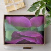 Diepe Paarse tulpenfoto Tissuepapier (Geschenk)