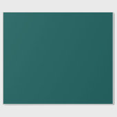 Diepe Pauwblauwe Kleur Cadeaupapier (Vlak)