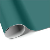 Diepe Pauwblauwe Kleur Cadeaupapier (Rol Hoek)