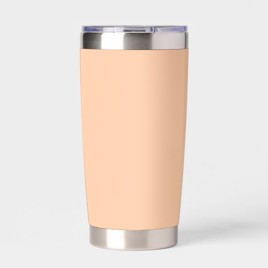 Diepe Perzikkleur Geïsoleerde Drinkbeker (Voorkant)