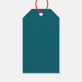 Diepe Petrol Cadeaublaadjes Cadeaulabel