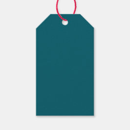 Diepe Petrol Cadeaublaadjes Cadeaulabel
