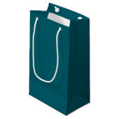 Diepe Petrol Cadeautas (Voorkant Gekanteld)