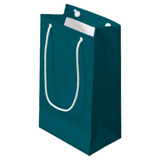 Diepe Petrol Cadeautas (Voorkant Gekanteld)