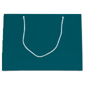 Diepe Petrol Grote Cadeautas (Voorkant)