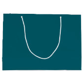 Diepe Petrol Grote Cadeautas (Achterkant)