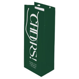 Diepe pijn decoratieve serif huwelijks Cheers Wijn Cadeautas