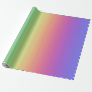 Diepe regenbooggradiënt cadeaupapier
