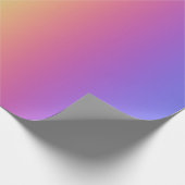 Diepe regenbooggradiënt cadeaupapier (Hoek)