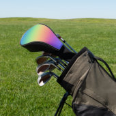 Diepe regenbooggradiënt golfheadcover (Insitu)