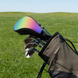 Diepe regenbooggradiënt golfheadcover
