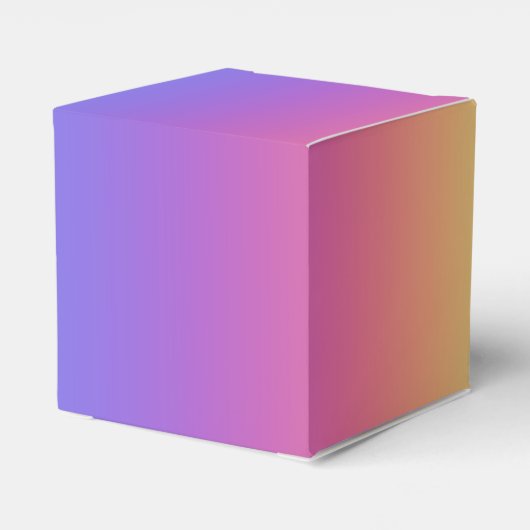 Diepe regenbooggradiënt, voorvak bedankdoosjes (Achterkant)