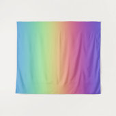 Diepe regenbooggradiënt wandtapijt wandkleed (Voorkant (horizontaal))