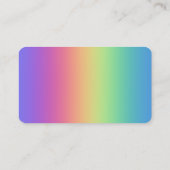 Diepe regenboogkleuren, Visitekaartjes (Achterkant)