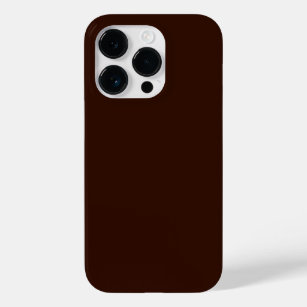 Diepe Rich Brown-kleurenachtergrond  Case-Mate iPhone 14 Pro Hoesje