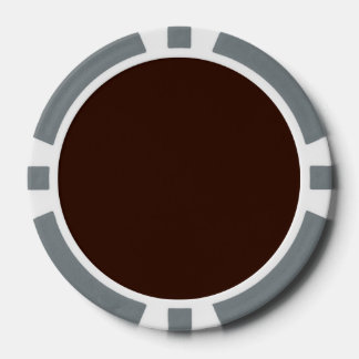 Diepe Rich Brown-kleurenachtergrond Pokerchips