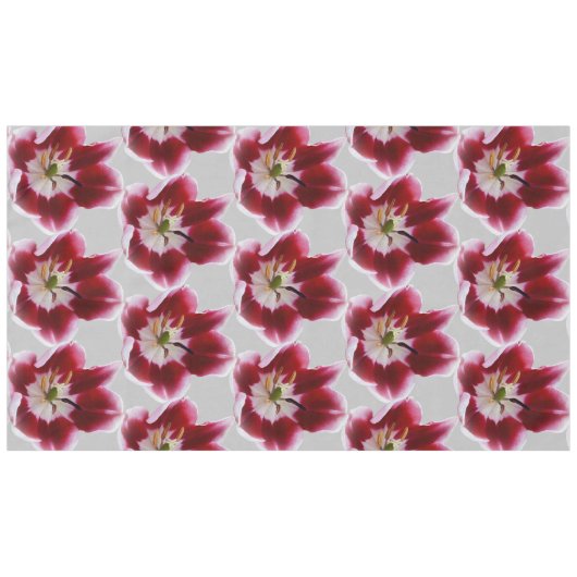 Diepe rode tulp tafelkleed (Voorkant (Horizontaal))