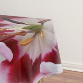 Diepe rode tulp tafelkleed (Voorbeeld)