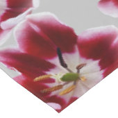 Diepe rode tulp tafelkleed (Gekanteld)