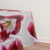 Diepe rode tulp tafelkleed (Voorbeeld)