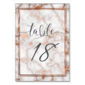 Diepe Roos Gold/kopermarmer Kaart (Voorkant)